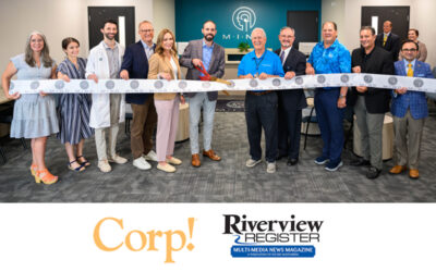 MIND RIVERVIEW FEATURED IN CORP! MAGAZINE AND RIVERVIEW REGISTER